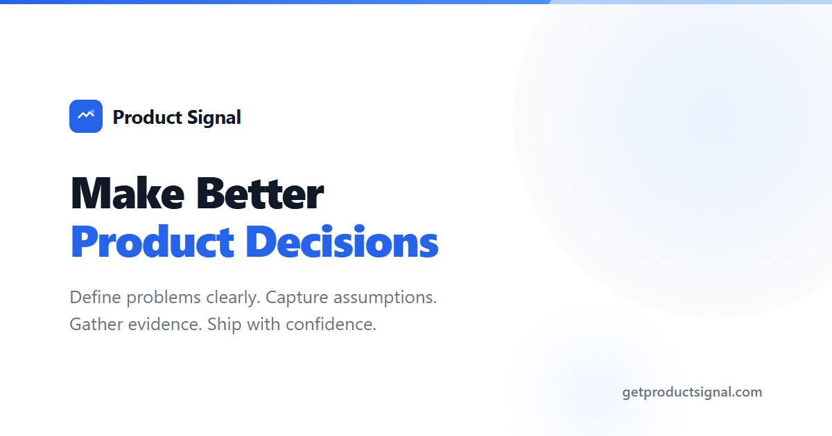 Product Signal